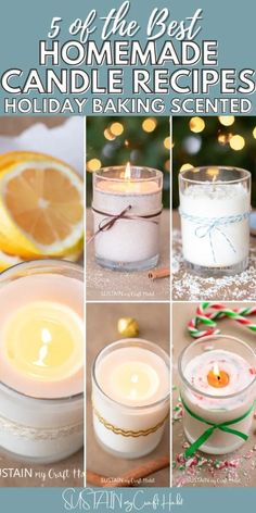 the best homemade candle recipes for holiday baking