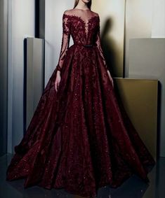 Ziad Nakad, فستان سهرة, Prom Dresses Long With Sleeves, Couture Gowns, Gorgeous Gowns, Couture Collection, Beautiful Gowns, Couture Dresses, Fancy Dresses