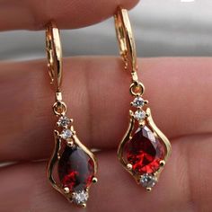 Gold Stone Earrings, Crystal Earrings, Heart Earrings, Hourglass Earrings, Rainbow Earrings Gift For Her Statement Earrings Blood Earrings - Froppin Shiny Earrings, Classic Earrings, Wedding Party Jewelry, Popular Jewelry, Cz Earrings, Birthday Jewelry Gift, Bride Jewellery, Copper Earrings, Pendant Earrings