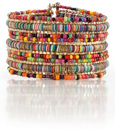 PRICES MAY VARY. Bohemian gypsy soul statement bracelet: handmade with sequins and gold in a 1.5-inch cuff bracelet that features assorted colors of plastic and glass beads. Easy to slip on and off. 18cm round, 1 size fits most. Designed to emulate stacked bracelets. Ornate beading and exotic materials draw attention to the quality and detail of this one-of-a-kind bracelet. no two are exactly alike. Sometimes you just have to treat yourself. Looking for a unique gift? It's gift ready! It comes i Cheap Bohemian Cuff Bracelet With Colorful Beads, Hippie Jewelry Bracelets Happygolicky Jewelry, Cheap Beaded Costume Jewelry Bracelets, Cheap Colorful Beads Costume Jewelry, Make Roman Macaroni Bracelets, Cheap Beaded Costume Bracelets, Gold Beaded Cuff Bracelet For Festival, Fringe Bracelets, Gold Cuff Bracelet