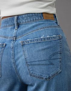 AE Dreamy Drape Stretch Super High-Waisted Baggy Wide-Leg Jean Super High Waisted Jeans, High Waisted Baggy Jeans, High Waisted Jean, Jeans American Eagle, Ultra Wide, Womens Jeans, Baggy Jeans, Wide Leg Jeans, High Waist Jeans