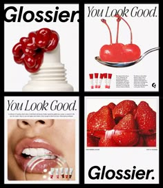 Rebranding Glossier, My Way - by Annie Dabir - Dabbling Creative Sales Promotion Ideas, Glossier Graphic Design, Skincare Design Ideas, New Product Instagram Story, Beauty Design Graphic, Glossier Poster, Glossier Ad Campaign, 90s Branding, Cosmetics Graphic Design