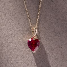 A heart shaped necklace symbolizes love, friendship, and deep affection. The heart itself is the core of our body; it keeps us alive. Reveal your colorful personality with different stone color options while showing your loved one how important them to you! Dainty 14K Solid Gold Heart Shape Pendant Necklace for Women, Solitaire Heart Pendant, 14K Gold Layering Necklace, Gift for Her You can check the other colors of this necklace from the link below: https://www.etsy.com/listing/1252833407/daint Elegant Heart Pendant Necklaces, Luxury Heart Pendant Necklace With Gemstone, Heart Pendant Necklace For Gift, Ruby Jewelry Necklaces That Say I Love You, Luxury Elegant Heart Necklace With Birthstone, Luxury Birthstone Necklaces For Valentine's Day, Luxury Ruby Necklaces For Valentine's Day, Luxury Heart Pendant Jewelry For May Birthstone, Luxury Heart Necklace With Birthstone For Valentine's Day