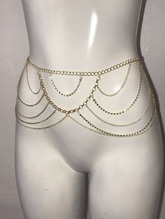 "please read description below NECKLACE/BODY CHAIN FEATURES: *waist measurement: fits up 40\" waist * clear crystals *Gold Tone *Quantity: 1 piece different length is available upon request :) JEWELRY CARE INSTRUCTIONS Fashion jewelry tarnishes when exposed to moisture, oils, salts and acids. - Thoroughly wipe each piece of jewelry with a soft, clean cloth as soon as you remove it. The goal is to remove any oil, salt or acid contaminants and to dry the piece. -Store your fashion jewelry in its c Chain Body Jewelry, How To Clean Gold, Gold Body Chain, Clean Gold Jewelry, Gold Bodies, Jewelry Care Instructions, Belly Chain, Waist Measurement, Waist Chain