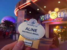 Nametag Disney Disney Parque, Disney