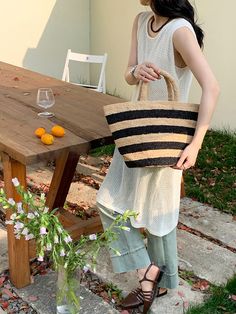 Elena Handbags Summer Fashion Raffia Basket Bag Trendy Straw Bucket Bag For Travel, Trendy Basket-shaped Bucket Bag For Travel, Summer Tote Shoulder Bag For Daily Use, Trendy Summer Bucket Bag With Large Capacity, Casual Crochet Bucket Bag For Vacation, Black Beach Bag For Vacation Travel, Black Beach Bag For Travel And Vacation, Trendy Woven Bucket Beach Bag, Trendy Woven Beach Bag In Bucket Shape