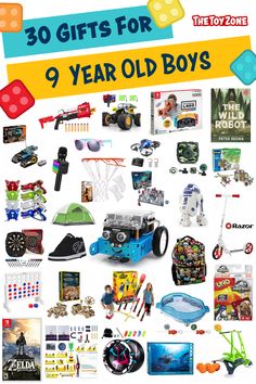 30 Gifts for 9 Year Old Boys Birthday Gifts For Boys 8-10, Birthday Gifts For 7 Year Boy, Christmas Gift Ideas For 7 Year Boy, Best Gifts For 7 Year Boy, Christmas Gift Ideas For Boys 8-10, Christmas Gifts For 8 Year Boy, Gift Ideas For 7 Year Boy, Christmas Gifts For Boys 6-8, Gift Ideas For 8 Year Boy