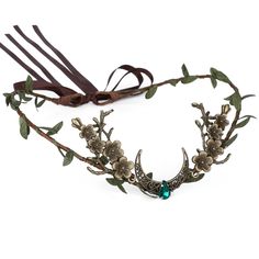 PRICES MAY VARY. All Handmade:The charming moon woodland crown is lushly decorated with multicolored leaves and glittering rhinestones. Our crowns are sturdy and handmade. They are carefully handcrafted with high-quality artificial materials. They appear classy and delicate, and this headband can make you appear more attractive. Adjustable Size: The elf crown fits comfortably on the majority of head sizes, including those of girls and women. The headpiece is adjustable so that it may be bent to Elven Cosplay, Forest Princess, Fairy Headband, Elf Crown, Nature Crown, Moon Crown, Woodland Crown, Fairy Headpiece, Woodland Elf