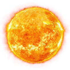 an image of the sun as it is being viewed from above on a white background