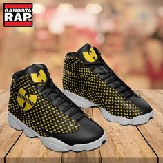 Wu-Tang Clan Music Lover Air Jordan 13 Shoes Sneaker The Air Jordan 13 is a legendary basketball shoe that has captured the hearts of sneakerheads worldwide. Inspired by the black panther, this iconic silhouette features a sleek design with a combination of premium materials like leather and suede. Its distinctive features include the hologram cat’s [...] Hypebeast Shoes, Band Shoes, Hawaii Shirts, Hype Beast, Jordan 13 Shoes, Soul Shoes, Wu Tang Clan, Athletic Clothing, Air Jordan Sneakers