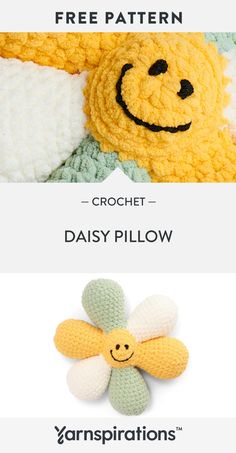 two crocheted stuffed animals sitting next to each other with the caption free pattern