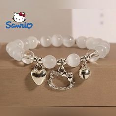 New And Sealed Bundle And Save Cheap Adjustable Hello Kitty Jewelry, Hello Kitty Bracelets Jewelry, Y2k Jewelry Hello Kitty, Adjustable Hello Kitty Jewelry, Elastic Heart, Hello Kitty Sterling Sliver Charm Bracelet, Hello Kitty Y2k, Hello Kitty Jewelry, Hello Kitty Accessories