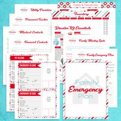 WHAT IS A FAMILY EMERGENCY BINDER? This is specifically to manage your family in case of an emergency. It's different than a home binder which would include all the things about running your home, the emergency binder is meant to be something handy you use day to day, but also in the event of an emergency (fire, flood, natural disaster) you can grab and go! This binder will have all of your vital information, documents and notes about your family. Simply add these easy to use printables to a 3 r What Is A Family, Family Emergency Kit, Family Emergency Binder, Emergency Binder, Emergency Prepardness, Page Dividers, Divider Tabs, Home Binder, Emergency Preparedness Kit