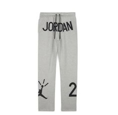 Jordan x Nina Chanel Abney Gray Fleece Sweatpants Unisex Size Medium FZ7518-063 Jordan 2, Fleece Sweatpants, Brands Outlet, Jordan, Sweatpants, Chanel, Women Accessories, Size Medium, Things To Sell