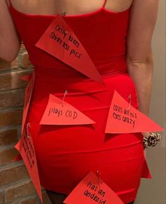 HALLOWEEN PARTY COSTUME “RED FLAGS” COSTUME / funny last minute halloween costume idea 🏁🚩 Red Halloween Costume, Red Halloween, Hot Halloween Outfits, Halloween Coustumes, Pretty Halloween Costumes, Duo Halloween Costumes, Holloween Costume, Cute Couple Halloween Costumes, Trendy Halloween Costumes