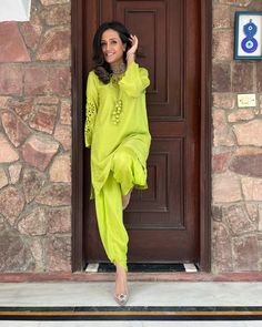 PRODUCT DETAIL: This Green set is perfect for any semi-formal and formal occasion. It looks trendy and smart for all age groups. It is laden with delicate cutwork embroidery on sleeves highlighted with pearls. It is also accompanied by a motif near the neckline. The fabric is soft against your skin. It is a must-have i Designer Green Kurta With Embroidered Sleeves, Anarkali Sets With Embroidered Sleeves In Chanderi Material, Anarkali Set With Embroidered Sleeves In Chanderi, Anarkali Chanderi Set With Embroidered Sleeves, Unstitched Traditional Wear With Embroidered Sleeves Straight Kurta, Traditional Salwar Kameez With Embroidered Sleeves, Anarkali Palazzo Set With Embroidered Sleeves For Diwali, Traditional Sharara With Embroidered Sleeves For Diwali, Festive Green Set With Embroidered Sleeves