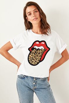 Leopard Lips Shirt, Lip Shirt, Leopard Lips T shirt, Kiss Shirt, Lip T Shirt, Lip Shirts, Lip Tshirt, Red Lips Shirt, Leopard Tongue Shirt by atolyeTEE on Etsy https://www.etsy.com/listing/781968863/leopard-lips-shirt-lip-shirt-leopard White Cotton T-shirt With Fashion Print, Trendy Crew Neck Top With Screen Print, Casual Cotton Shirt With Fashion Print, Trendy White Crew Neck T-shirt, Trendy T-shirt With Sublimation Print And Short Sleeves, Trendy Sublimation Print Crew Neck Tops, Trendy Red Tops With Screen Print, Graphic Tee With Fashion Print For Streetwear, White Casual Shirt With Fashion Print