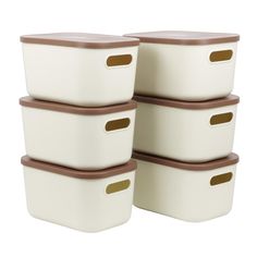 PRICES MAY VARY. 【6 pcs Storage Boxes with Lids】Package include 4 medium plastic bins, each measures 10.2(L)×6.7(W)×4.7(H) Inches. 【Multiple Uses】Our storage bins are suitable for organizing various items in the home, such as craft accessories organiser, bathroom storage, makeup, pantry goods, office supplies, snacks, books, stationery, baking tool, medicine storage box, under sink storage,cleaning and laundry products. 【Premium Material】These organization bins are made of plastic, which is sturdy and not easy to deform. The surface is smooth, and the texture is comfortable, which can well protect your items. 【Space Saving】These storage containers are stackable, which can save a lot of space. When not in use, you can stack them together, which is very convenient for storage and transportat Small Plastic Storage Bins, Must Have Organization Items, Freezer Drawer Organization, Baskets For Pantry, Small Storage Bins, Organization Bins, Freezer Drawer, Pantry Storage Containers, Cabinet Shelves