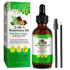 ALIVER 3-in-1 oil is an expertly crafted blend of three oils that offer numerous benefits for your hair and skin. This exclusive combination of Rosemary, Jamaican Black Castor, and Batana oil works in harmony to boost scalp blood flow, invigorate hair gr0wth, improve texture, and provide vital nutrients for healthy hair. This blend contains nourishing elements that fortify hair for resiliency, volume and shine. In addition to its hair benefits, it has been found to be effective in preventing pre Botana Oil For Hair, Grey Hair Home Remedies, Hair Home Remedies, Ebony Skin, Batana Oil, 4c Hair Care, Body Nails, Essential Oil Extraction, Castor Oil For Hair