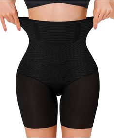 PRICES MAY VARY. BODY SHAPER TUMMY CONTROL: Bid farewell to the concerns of bulky appearances, lack of breathability, or subpar shaping effects often associated with shapewear. Our butt lifting shapewear change your experience by utilizing an ultra-soft, supremely breathable high-spandex fabric. Designed for comfort and coolness, butt lifter shorts maintains shaping effect without any discomfort. Perfect for warm weather, it discreetly conceals unwanted fat, ensuring a smooth and sleek silhouett Shapewear Before And After, Body Shapers For Dresses, Best Body Shapewear, Best Shapewear For Tummy, Wedding Shapewear, Tummy Tucker, Bridal Shapewear, Thigh Slimmer, Slim Shapewear