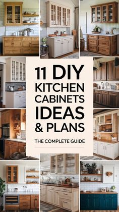 the complete guide to diy kitchen cabinets and plans