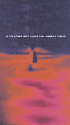 the cover art for if we could have heard each other's voices album