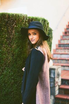 Big Ben Coat in Black with Herringbone color-blocking. {Model: Helen Owen - Photography: Marcie Dawn Photography} http://wendydarlingco.com/collections/coats/products/wendy-darling-coat Wendy Darling, Spring Nights, Wardrobe Style, Spring Summer 2015, Winter Looks, Big Ben