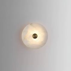 Disc Shaped Alabaster Wall Light - Vakkerlight Alabaster Light Fixture, Alabaster Light, Scandinavian Floor, Scandinavian Ceiling Light, Scandinavian Chandelier, Smooth Ceiling, Rustic Wall Lighting, Ceramic Pendant Light, Concrete Pendant Light