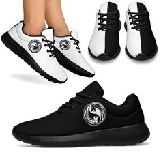 Viking Sport Sneakers Ying Yang Wolf Ying Yang Wolf, Viking Style, Style Sport, Ying Yang, Trendy Sneakers, Custom Sneakers, Sport Sneakers, Custom Shoes, Heels Shoes