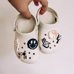 A set of 9 croc charms perfect to express your Littles style on their shoes every day! ** CHARMS HAVE SMALL PARTS THAT COULD BE CHOKING HAZZARDS FOR CHILDREN UNDER THE AGE OF THREE YEARS OLD AND/OR OLDER. PARENT SUPERVISION IS RECOMMENDED.** Crocs Charms, Neutral Clothing, Baby Fits, Croc Charms, Baby Boy Fashion, Boy Mom, Baby Outfits