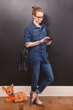 Mono Outfit, Denim Fashion Women, Love Jeans, Looks Street Style, Fashion Victim, Jeans Casual, Weekend Style, Dress For Success, Work Wardrobe