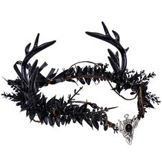 PRICES MAY VARY. UNIQUE DESIGN: The deer horn fairy crown features an elegant V-shape design adorned with flowers and antler decorations on either side. Its delicate and intricate craftsmanship exudes a forest-like ambiance, making you the most unique person at any party or event. HANDCRAFTED: Each of our antler crowns is handcrafted to perfection, ensuring that no two pieces are alike. It takes a significant amount of time and effort to create every piece, which makes it all the more special. S Witchy Flower Crown, Antler Crown Headpieces, Dark Fantasy Crown, Goth Wedding Party, Crown With Horns, Goth Headpiece, Antler Decorations, Gothic Elf, Fae Ball