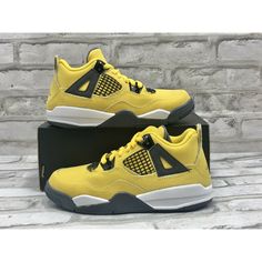 Nike Kids Air Jordan 4 Retro Ps ‘Loghtning’ 2021 Size 13c Bq7669 700. Missing Lid Pics Of Brown Kids Wering Nike, Casual Air Jordan 4 For Light Sports, Fade-resistant, Casual Air Jordan 4 Fade-resistant For Light Sports, Casual Air Jordan 4 Low-top Fade-resistant, Casual Low-top Air Jordan 4, Fade-resistant, Casual Air Jordan 4 With Breathable Round Toe, Casual Air Jordan 4 With Breathable Design, Sporty Fade-resistant Air Jordan 4 Lace-up, Casual Breathable Air Jordan 4