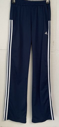 ADIDAS youth boys Large 14-16. track Athletic pants blue. H860 Blue Sportswear Pants With Side Stripes, Blue Athleisure Sweatpants With Three Stripes, Blue Sweatpants With Side Stripes, Blue Sporty Sweatpants With Three Stripes Branding, Blue Jogging Pants With Three Stripes, Sporty Blue Sweatpants With Three Stripes Branding, Blue Sweatpants With Side Stripes For Jogging, Blue Sweatpants With Side Stripes For Streetwear, Adidas Blue Sweatpants For Jogging