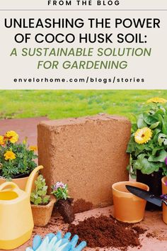 Unleashing the Power of Coco Husk Soil: A Sustainable Solution for Gardening Coconut Husk, Potting Soil, Earth Friendly, Mulch, Organic Gardening