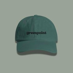 Rep Brooklyn's coolest spot with the Greenpoint cap. Inspired by the neighborhood's mix of old-school charm and indie vibes, this cap is all about effortless street style. Perfect for a day in the park or hitting up your favorite coffee spot, it's got an adjustable fit and sleek design that keeps things chill and on-point. Greenpoint, where the locals vibe--now you can, too. Key Features: Modern Design: Our cap boasts a six-panel, low-profile structure, offering a sleek and contemporary look that effortlessly complements any outfit. Durability: With four-row stitching on the flat visor, this cap is built to last, maintaining its shape while providing excellent sun protection. Comfortable Fit: The unstructured crown delivers a relaxed and comfortable fit, perfect for everyday wear. Adjustab Vintage Green Dad Hat With Curved Bill, Green Cap For Streetwear, Retro Green Hat For Streetwear, Green Retro Streetwear Hat, Vintage Green Dad Hat With Curved Brim, Green Dad Hat With Letter Print, Green Cotton Dad Hat With Letter Print, Vintage Green Snapback Dad Hat, Retro Green Baseball Cap With Curved Bill