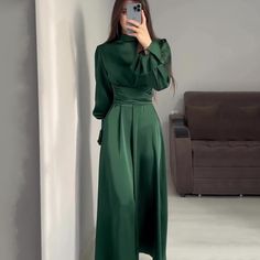 Cyflymder Ruffled Bandage Elegant Maxi Dress For Women Patchwork Slim – cyflymder Long Sleeve Party Midi Dress, Solid Color Maxi Dress For Winter Party, Winter Party Maxi Dress In Solid Color, Long Sleeve Solid Color Midi Dress For Party, Solid Color Long Sleeve Midi Dress For Party, Long Sleeve Solid Color Midi Dress For Banquet, Satin Party Dress In Solid Color, Formal Stretch Solid Color Dresses, Long Sleeve Pleated Maxi Dress For Banquet