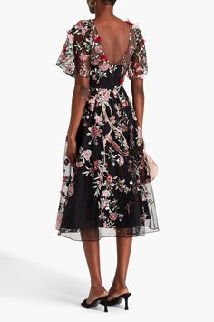 Shop on-sale MARCHESA NOTTE Embroidered tulle midi dress for Woman. Browse the best deals from MARCHESA NOTTE and luxury fashion at The Outnet. Tulle Midi Dress, Occasion Wear Dresses, Loungewear Luxury, Capsule Outfits, Dress For Woman, Embroidered Tulle, Wardrobe Outfits, Knitwear Tops, Clothing Care