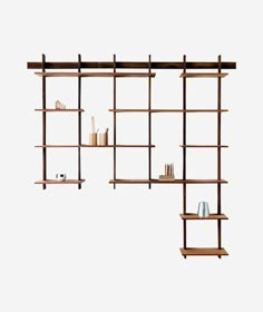 Sticotti Bookshelf Kit Bundle 3 Alejandro Sticotti for Sudacas - BEAM // Design Store Lighting Artwork, Wine Garden, Modular Shelving System, Decorative Shelving, Ipe Wood, Mirror With Hooks, Essential Oil Storage, Retail Shelving, Plant Room