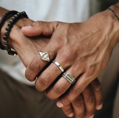 Mens Hands, Accessorize Jewellery, Man Jewelry, Mens Silver Jewelry, Mens Jewellery, Fashion Jewellery Online, Mens Fashion Jewelry, Ring Man, Mens Rings Fashion