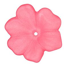 a pink flower on a white background