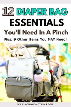 12 Diaper Bag Essentials You'll Need In A Pinch - Newborn Diaper Bag Checklist Newborn Diaper Bag, Diaper Bag Checklist, Dad Diaper Bag, Diaper Bag Essentials, Bag Items, Bag Checklist, Bag Essentials, Essential Bag, Three Kids