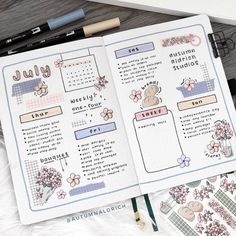 july lavender bullet journal 💜 plannersfor2024 #studygoalplanner🍔 Autumn Bullet Journal, Journal Autumn, Life Raft, Aesthetic Notes, Bullet Journal Notes, Bulletin Journal Ideas