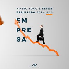 a man in business attire walking up an orange arrow with the words em pre sa on it