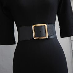 Category:Belt; Season:Spring,Winter,Fall,Summer; Gender:Women's; Belt Silhouette:Wide Belt; Style:Daily,Elegant,Fashion,Holiday,Formal; Occasion:Date,Weekend,Business,Work,Daily,Dailywear; Material:PU; Color:Black,Gold; Pattern:Pure Color; Front page:FF; Listing Date:01/11/2022; Length:; Width: Waist Corset, Women Waist, Belt Dress, Fashion Belts, Belted Coat, Women's Belt, Black Women Fashion, Winter 2022, Wide Belt