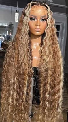 Wigs With Highlights, Straight Human Hair Wigs, 360 Lace Wigs, Frontal Wig Hairstyles, Birthday Hairstyles, Ombre Lace, Wig Straight, Product Testing, Lace Frontal Wigs