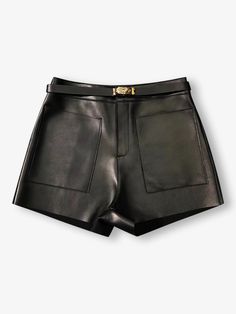 Introducing gstaad shorts, cut from premium fabric for a sculpted fit. High-waisted design enhances curves, while belt detail adds flair. Perfect for shaping an hourglass silhouette. Hourglass Silhouette, Fall Clothes, Shorts Pants, Black Xs, Short Pants, Design Inspo, Dress Shop, Shoe Accessories, High Waisted