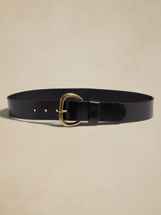 A wide belt with a square buckle, made in soft, sturdy leather.  Designed to be worn at the hips.  Designed to be worn at the hips.  Width: 1. 6" (4cm) XXS: 27-31" XS: 29-33" S: 31-35" M: 33-37" L: 36-40" XL: 40-44" XXL: 44-48" Adjustable Belt With Buckle Closure For Fall, Crocodile Skin, Belt Black, Leather Cleaning, Wide Belt, City Girl, Black Outfit, Black Belt, Leather Working