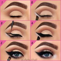 Eye Makeup Bridal Indian, Eyeliner Asian Eyes, Angel Wing Eyeliner, Makeup Bridal Indian, How To Winged Eyeliner, Angel Wings Eyeliner, Eyeliner Asian, Eye Makeup Bridal, Wing Eyeliner