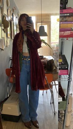 @sannesunset Bohemian Style Winter, Bohemian Winter, Brown Jumpsuits, 70’s Style, 00s Fashion, Fall Closet, Boho Clothes, Tom Riddle, Fashion Forever